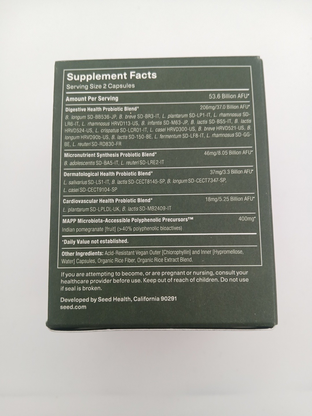 DS-01 DAILY SYNBIOTIC PROBIOTIC 60 capsules SEALED