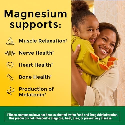 Nature Made Magnesium Oxide 250 mg, 200 Count (Pack of 1)
