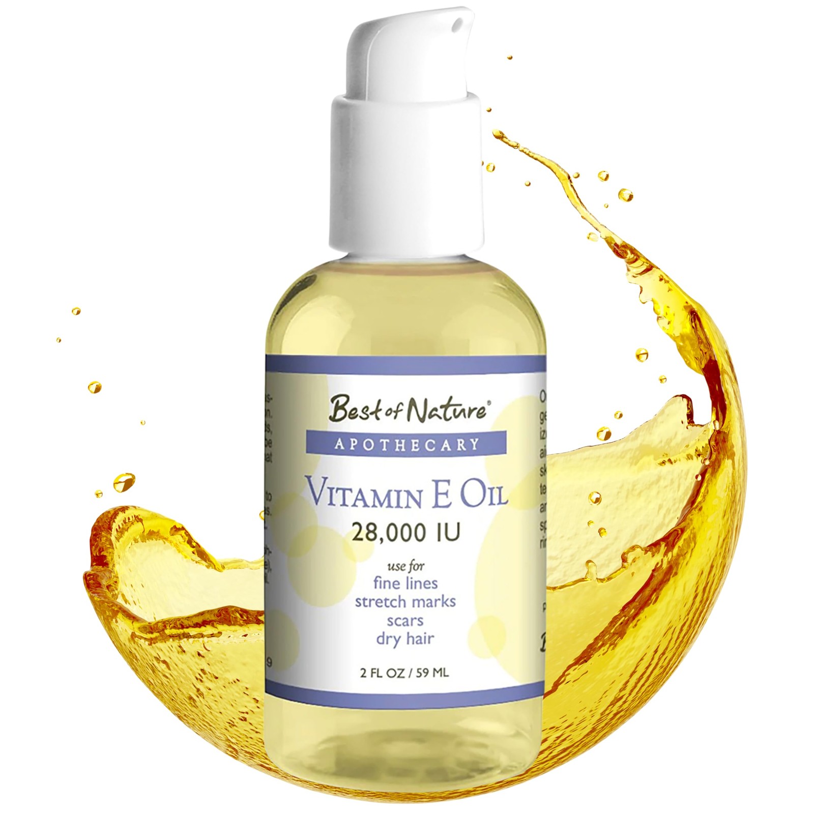 Best of Nature Vitamin E Oil 28,000 IU, Unscented Moisturizer with…