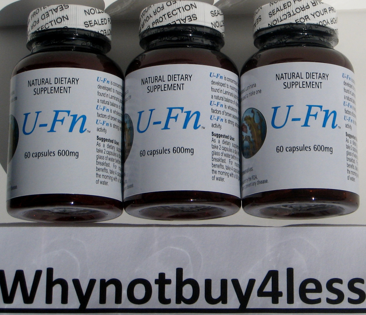 (3) U-FN, BROWN SEAWEED, LAMINARIA JAPONICA, FUCOIDAN, UFN, FIGHTS CANC