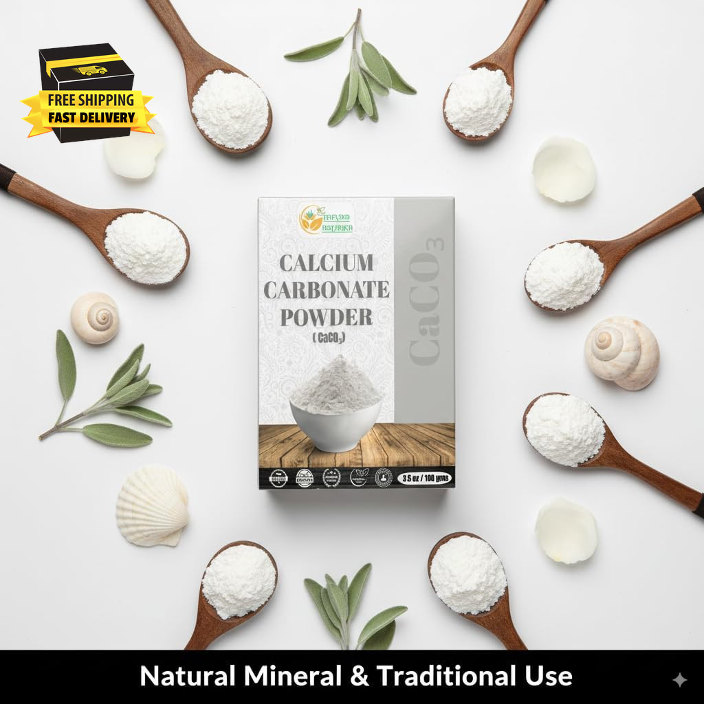 Calcium Carbonate Powder Food Grade Calcium Supplement for Cooking and Baking, A
