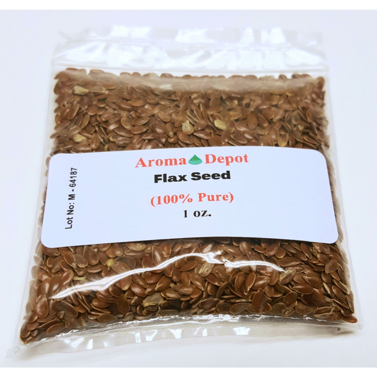 1 oz Whole Brown Grain Flax Seed 100% Pure Natural Omega-3 NON GMO Gluten Free