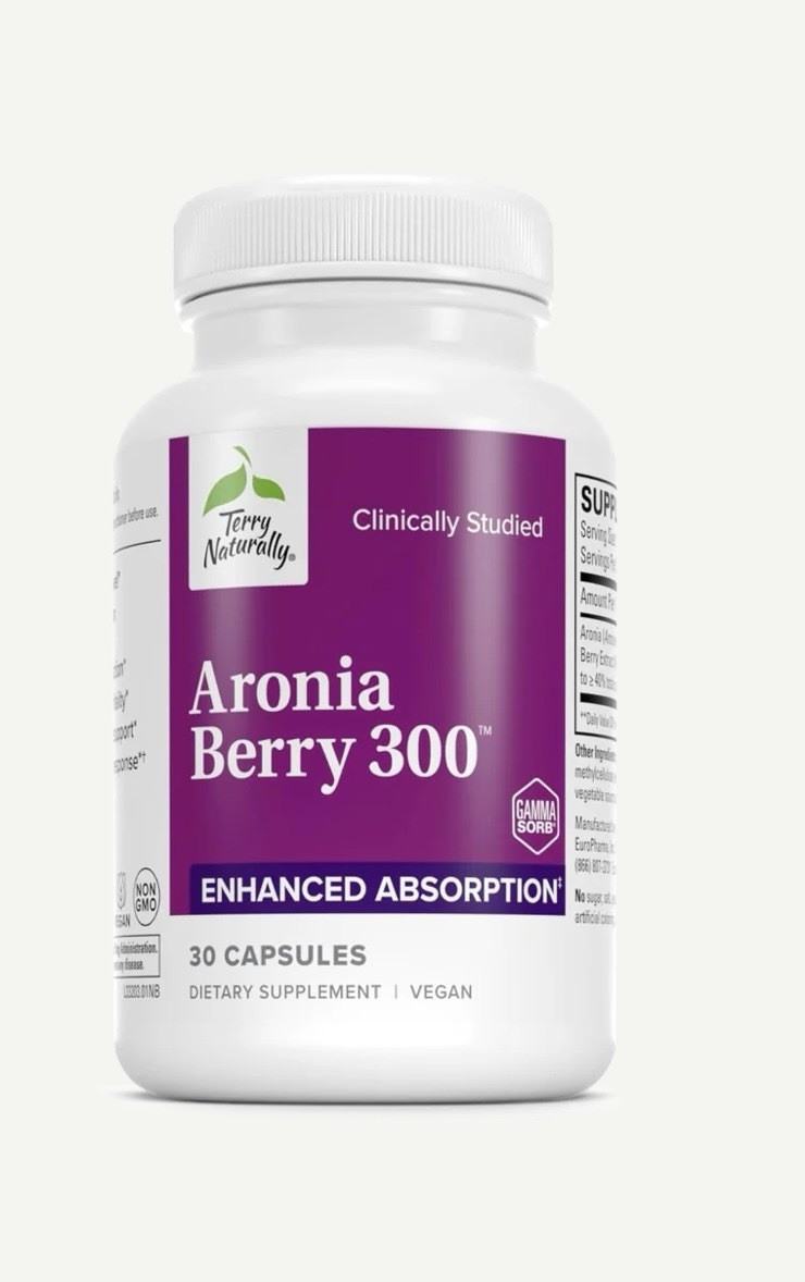 Terry Naturally Aronia Berry Complex Heart Function – 60 Capsules (New/Sealed)