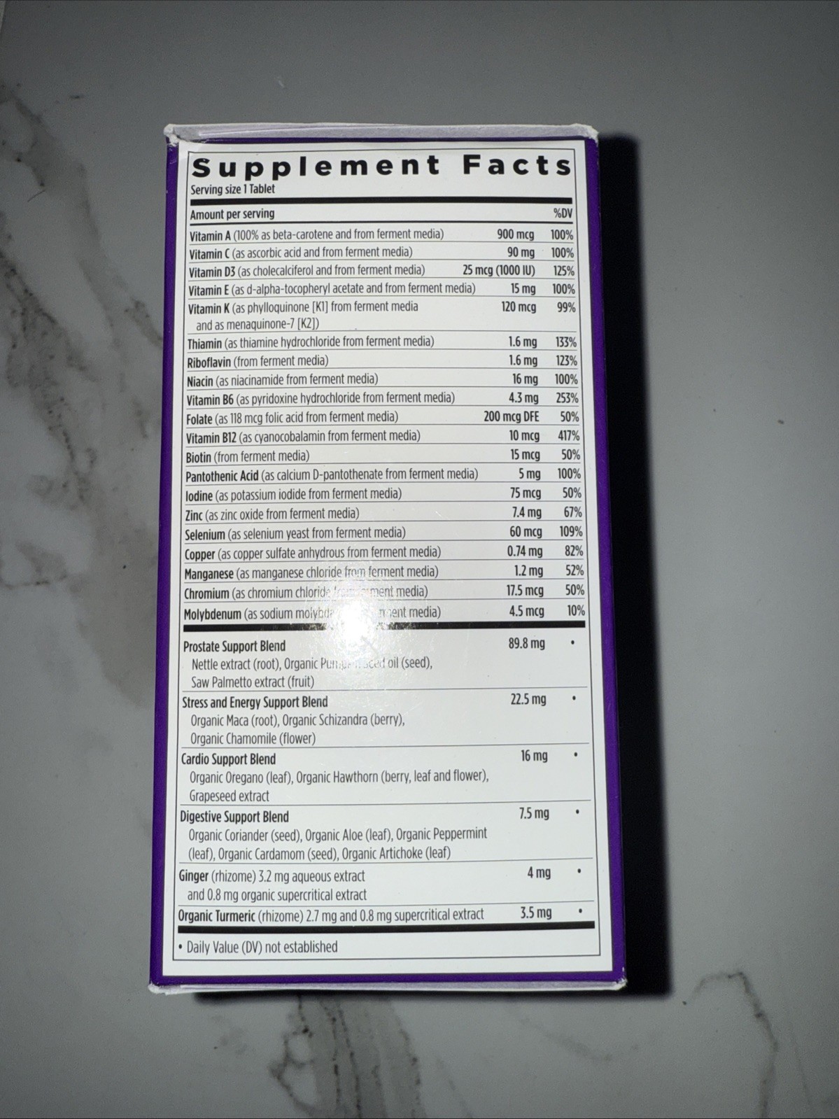 New Chapter ANC-197 Men’s Whole-Food Fermented Multivitamin – 96 Tabs 3/27