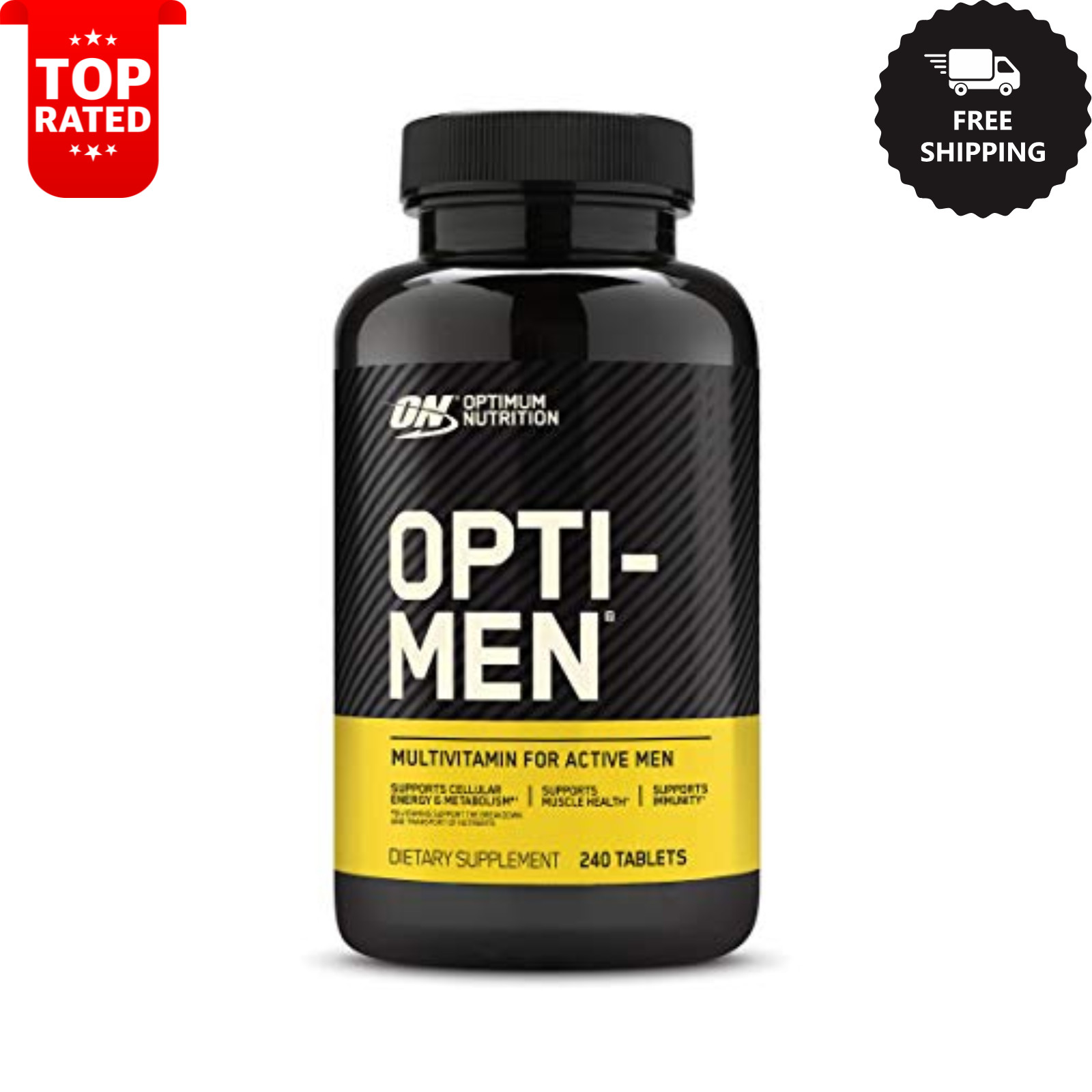 Optimum Nutrition Opti-Men Multivitamin 240 Tablets for Active Men New