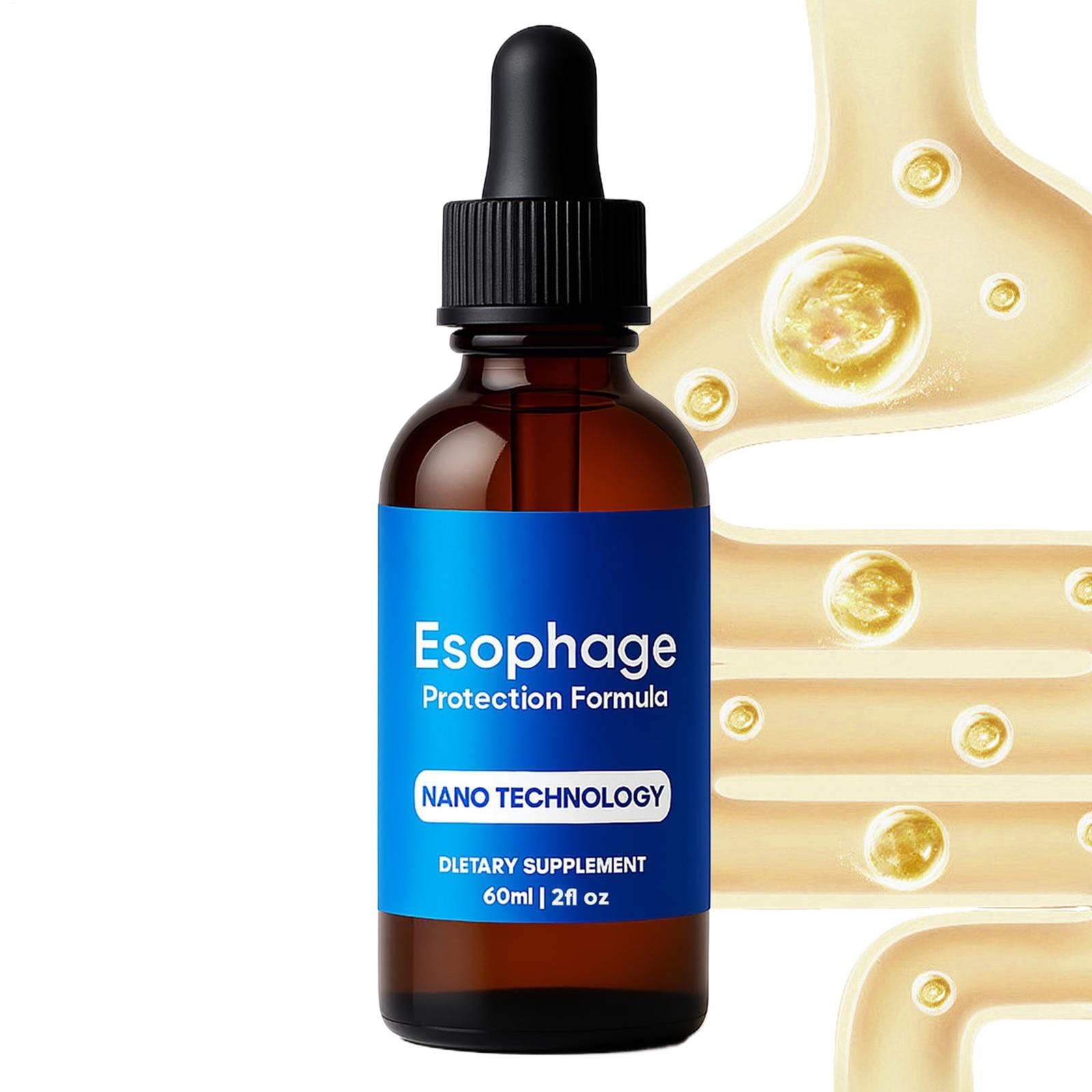 Nano Powered Esophageal Drops 60ML Stomach Digestive Support Drops 2oz
