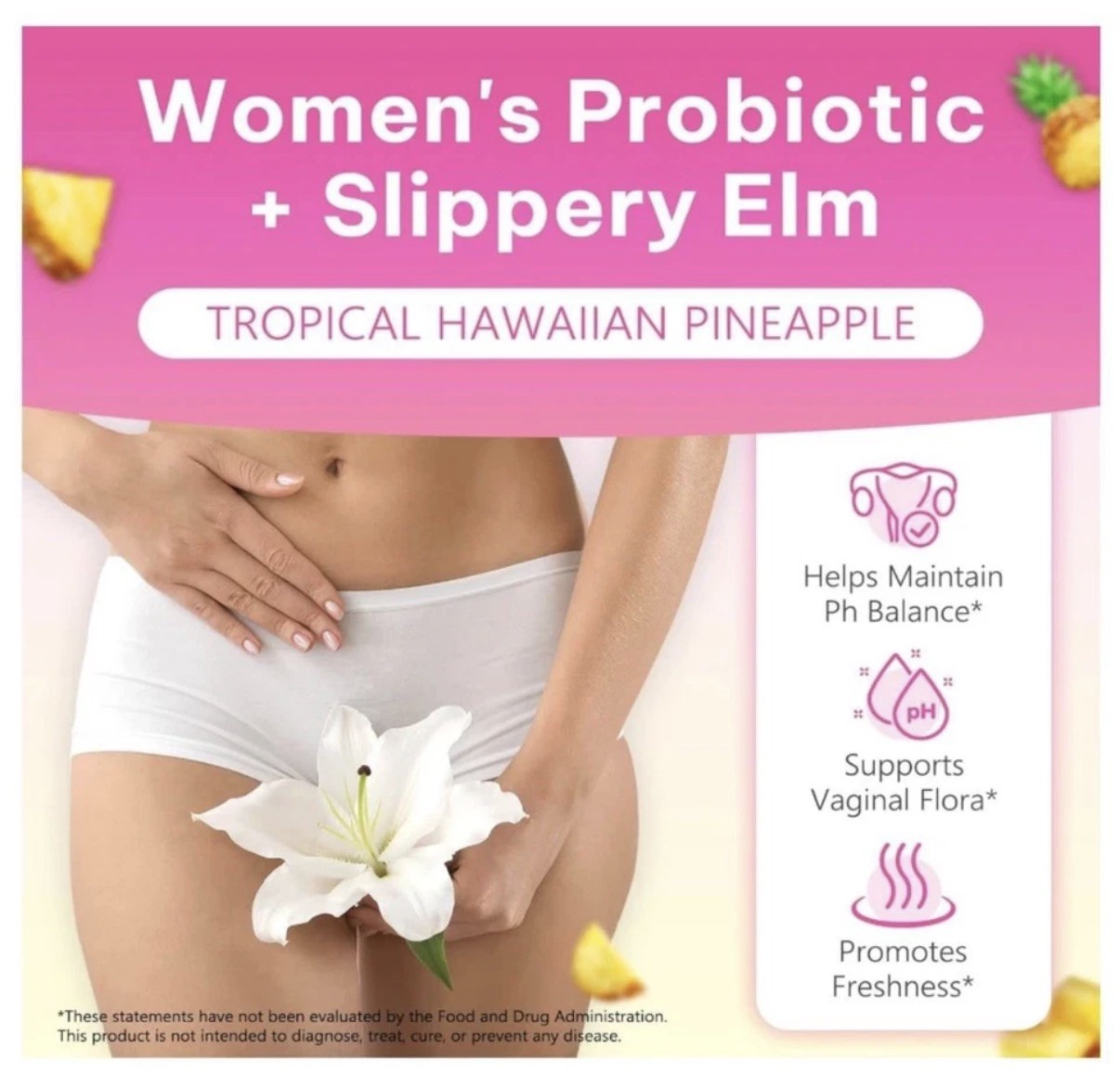 OneBtanicl Womens Feminine Probiotic Gummies Vaginal pH Balance 60 EXP 12/28