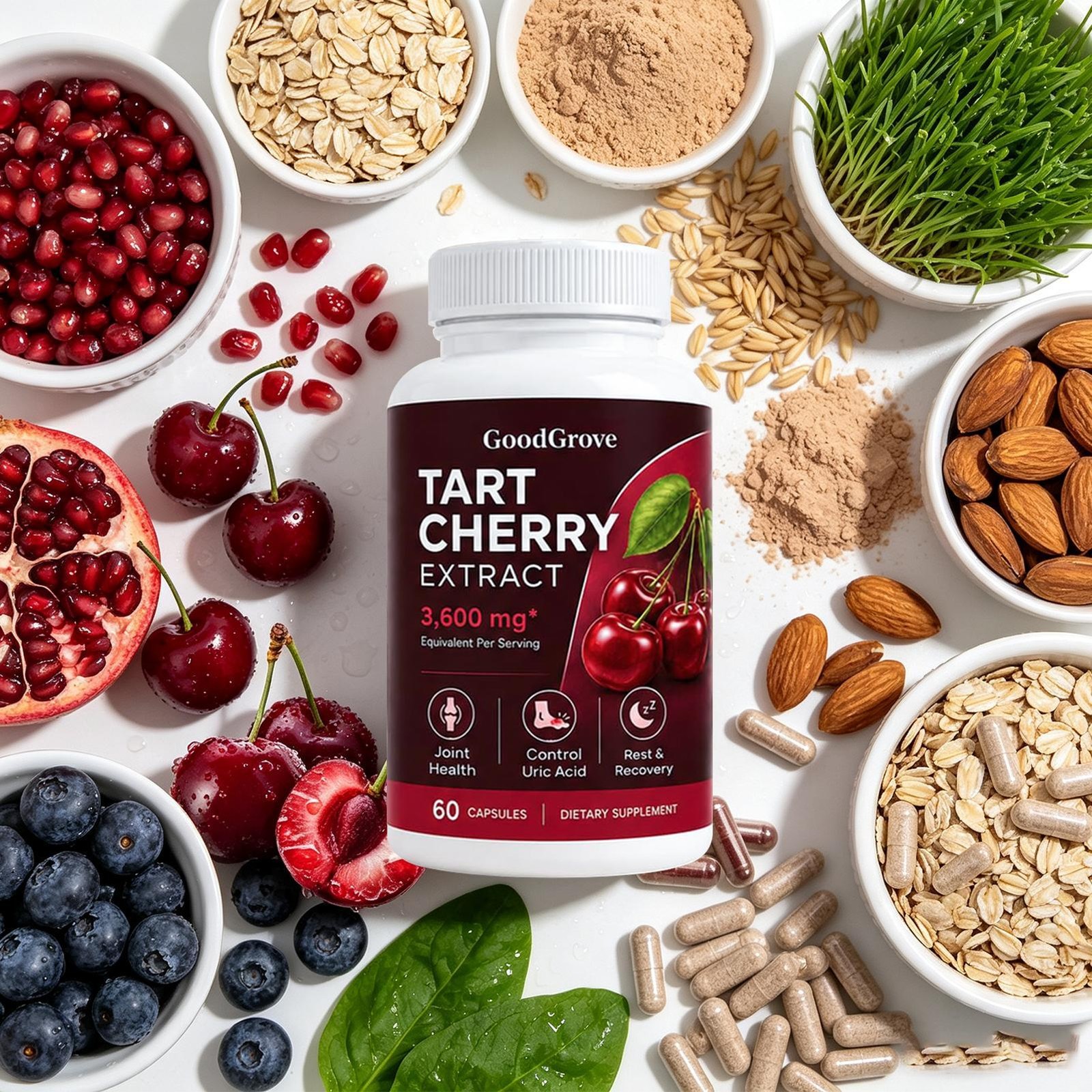 GoodGrove Tart Cherry Extract, Sport Endurance, Sleep Aid, Bone & Joint Health