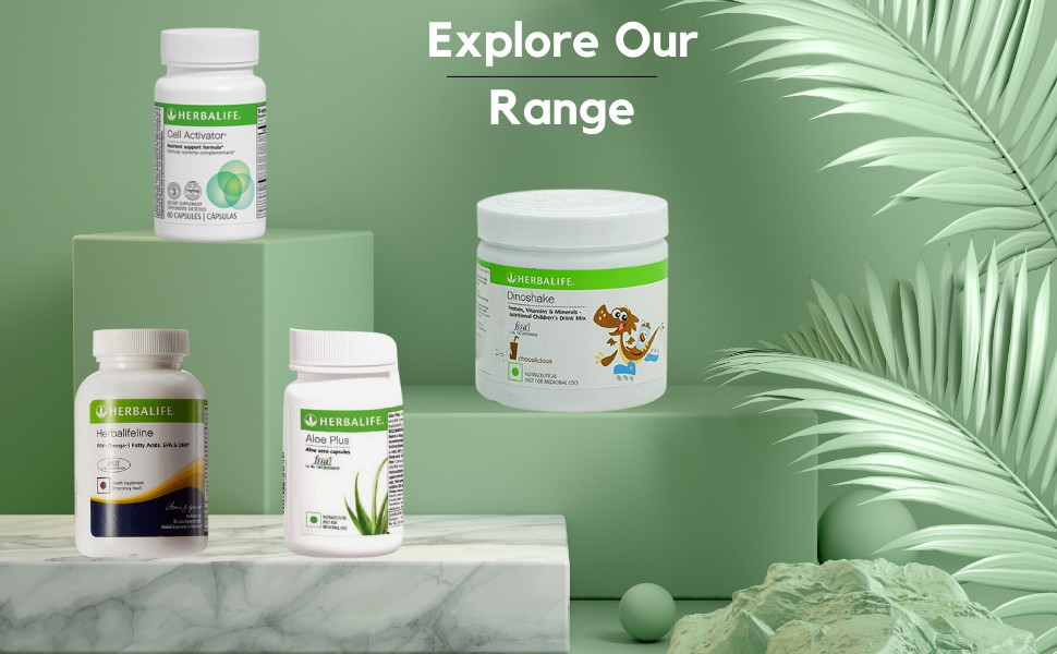 HERBALIFE Aloe Plus 60 Capsules Plant-Based Protein ( 50 Gram )