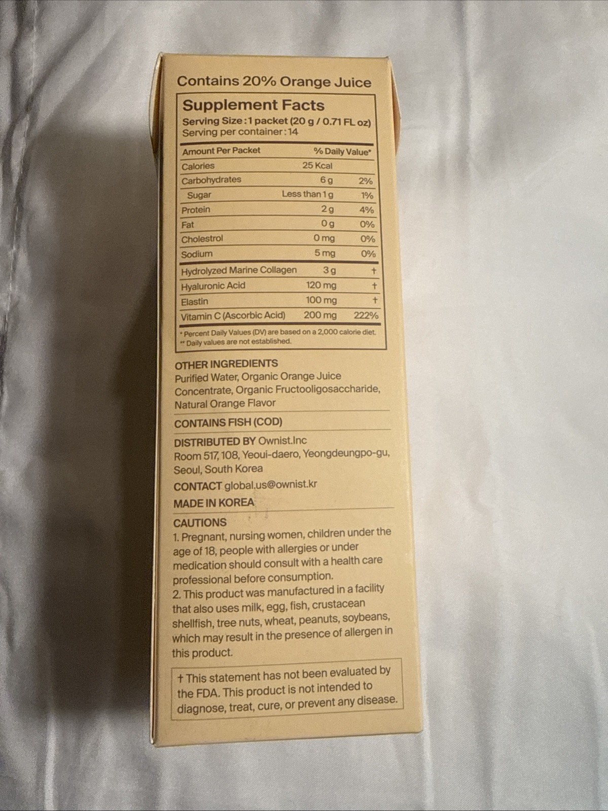 Ownist Triple Collagen Liquid Packets On-The-Go – Peptides