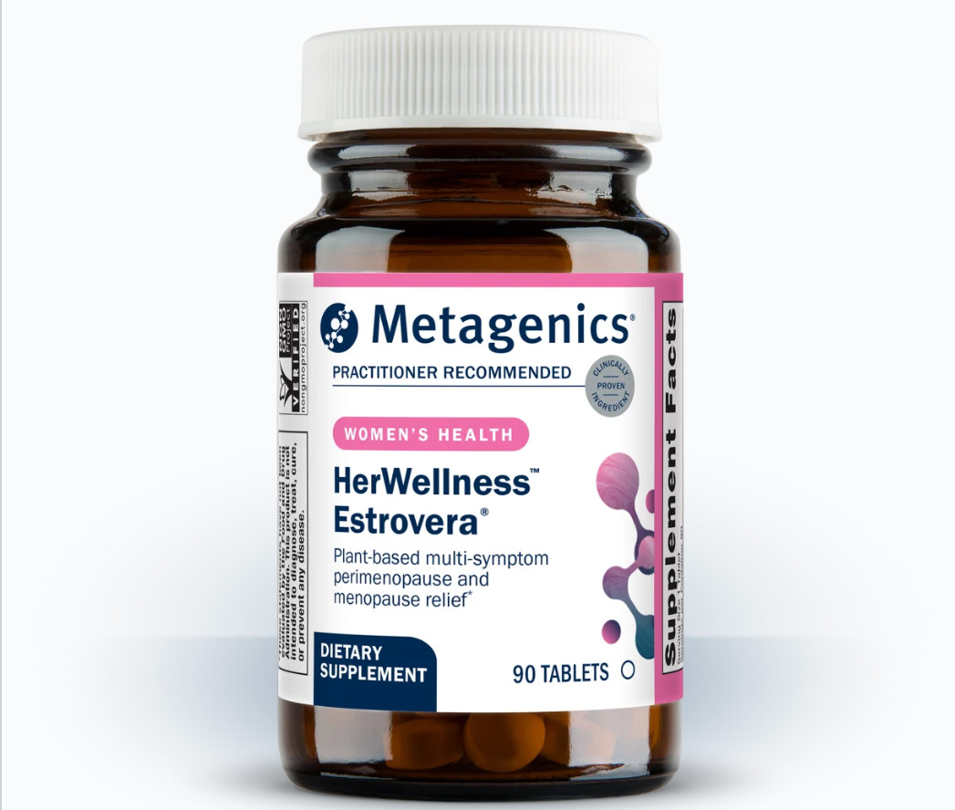 Metagenics HerWellness Estrovera Menopause Relief 90 Tablets ( New Free Ship )