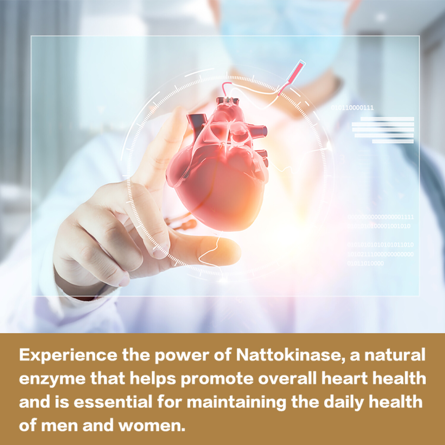 Nattokinase 8000FU – Heart Health Supplement, Circulatory Health, Non-GMO