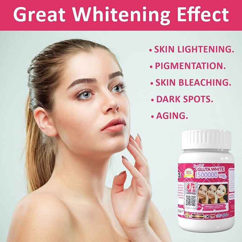 GLUTA WHITE 1500000 mg Food Supplement – BROWN SPOTS, AGING