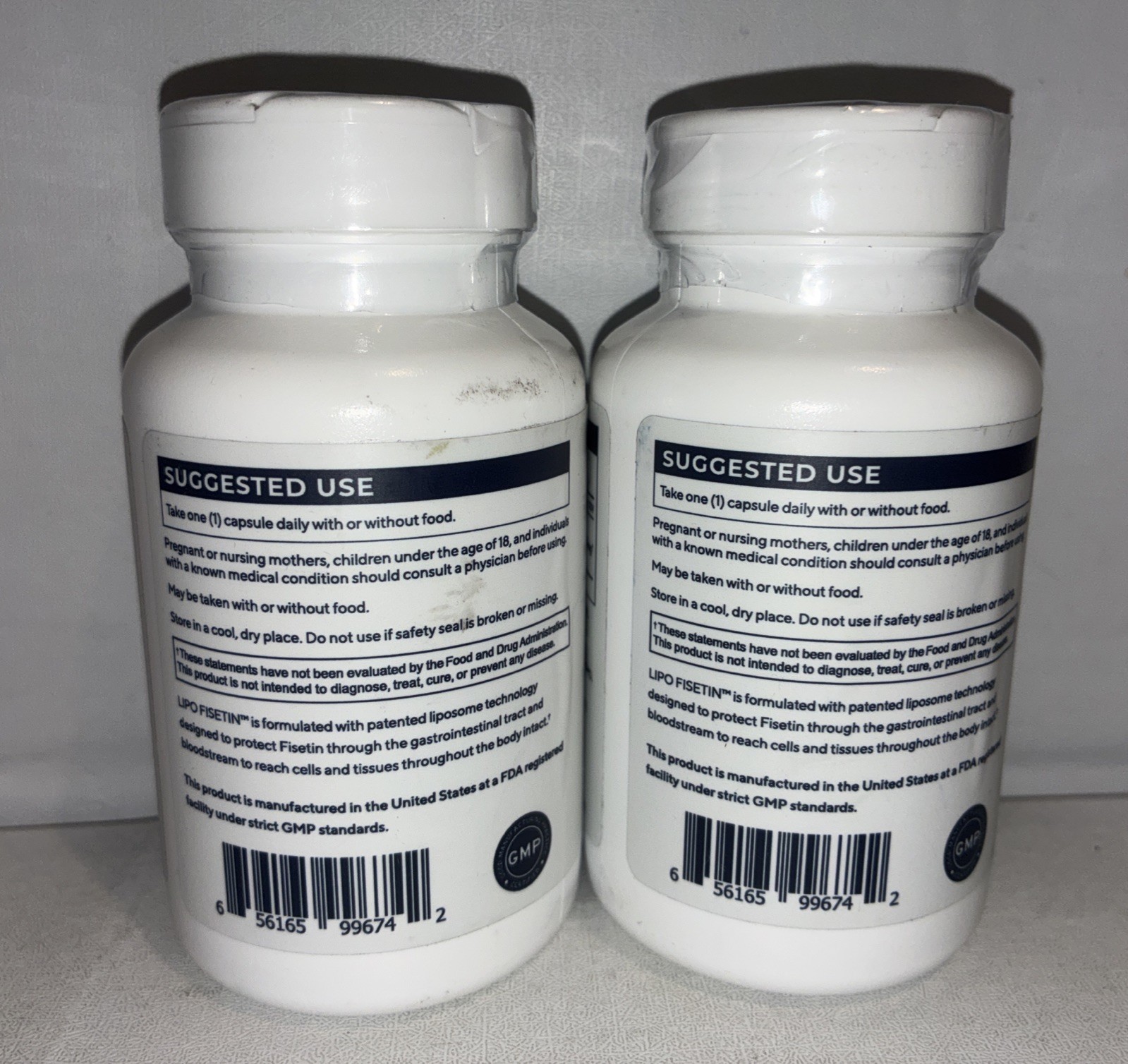 Lot Of 2-New Renue By Science Fisetin | 90 Caps/ Sealed