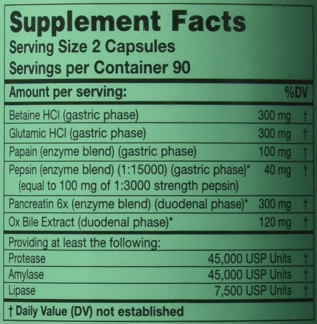 Karuna DuoZyme – 180 Capsules – Digestive Enzyme Supplement