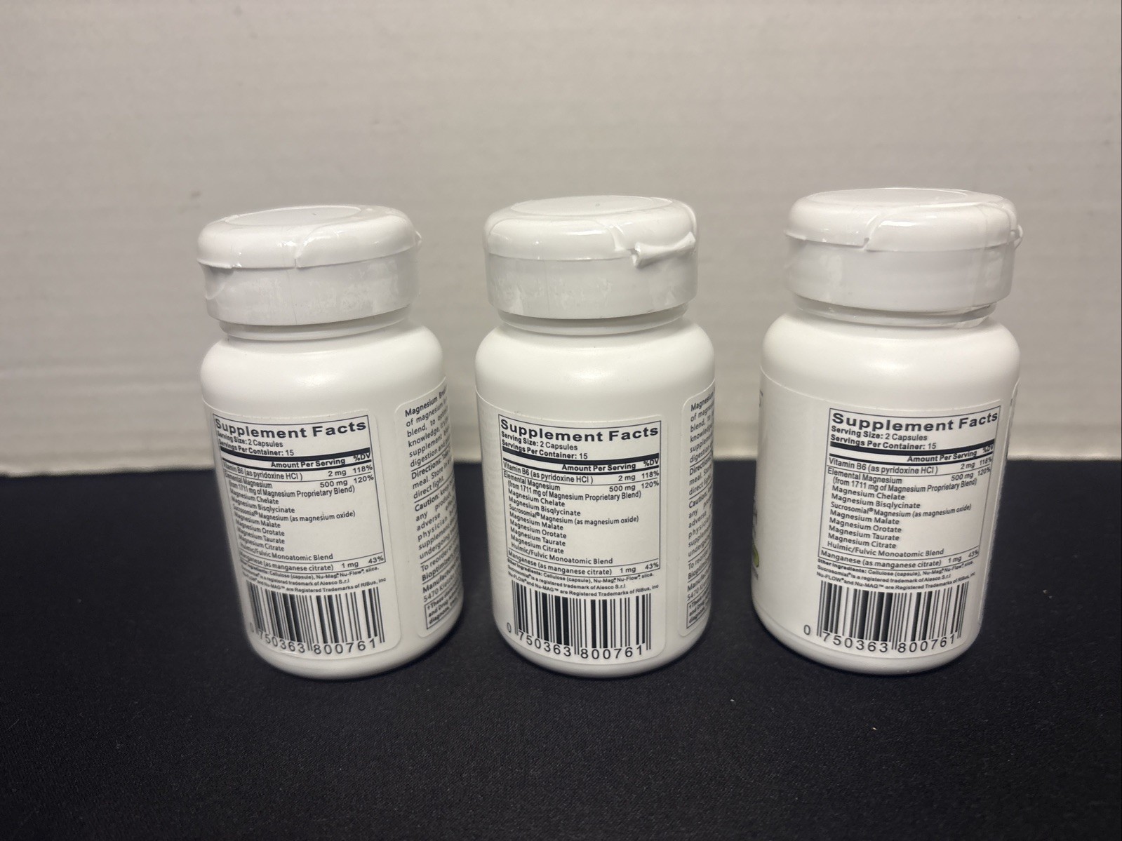 BiOptimizers Magnesium Breakthrough 30 Cap Version 4.0 Exp 06 /2026 Lot Of 3 New
