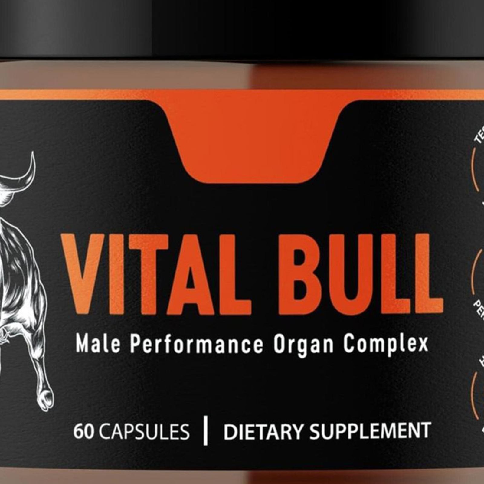 Vital Bull – Natural Men’s Wellness & Vitality Formula- 60 Caps/bottle