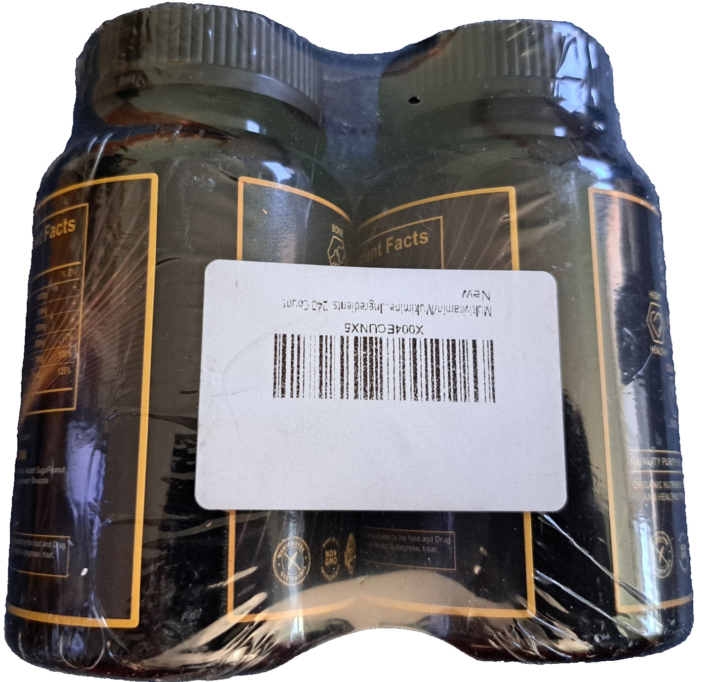 jnbgtu multivitamins 480 capsules vegan dietary supplement probiotics 4 Bottles