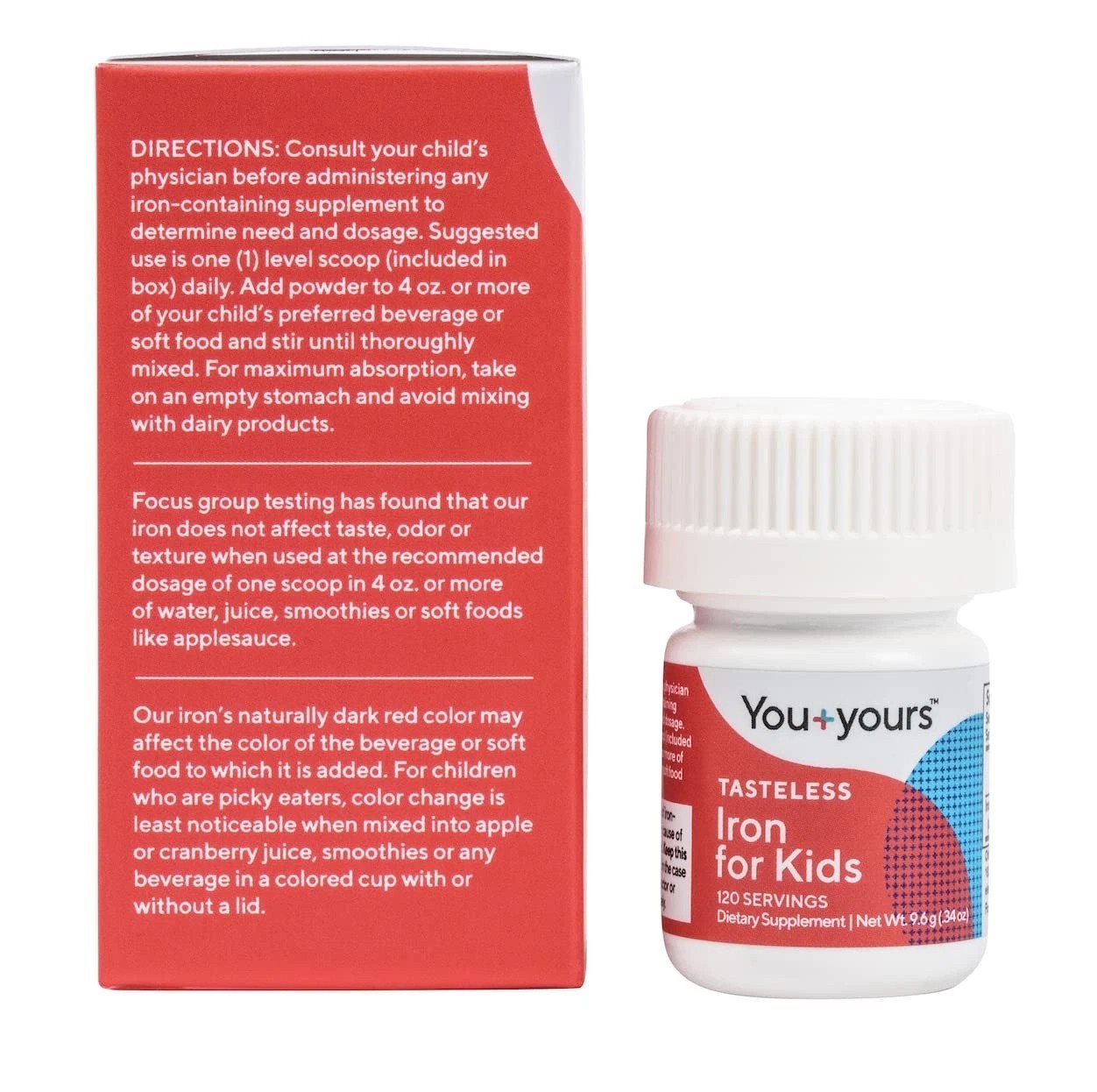SEALED ~ Iron Supplement for Kids & Toddlers, Hypoallergenic 120 Srvngs EX 06/27