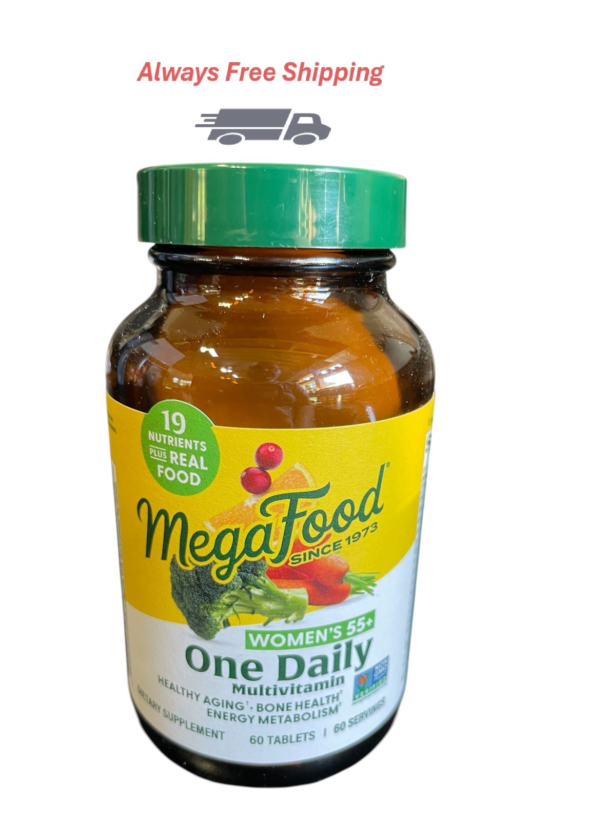 Sealed – MegaFood, Women Over 55 One Daily Vegetarian, 60 tablets