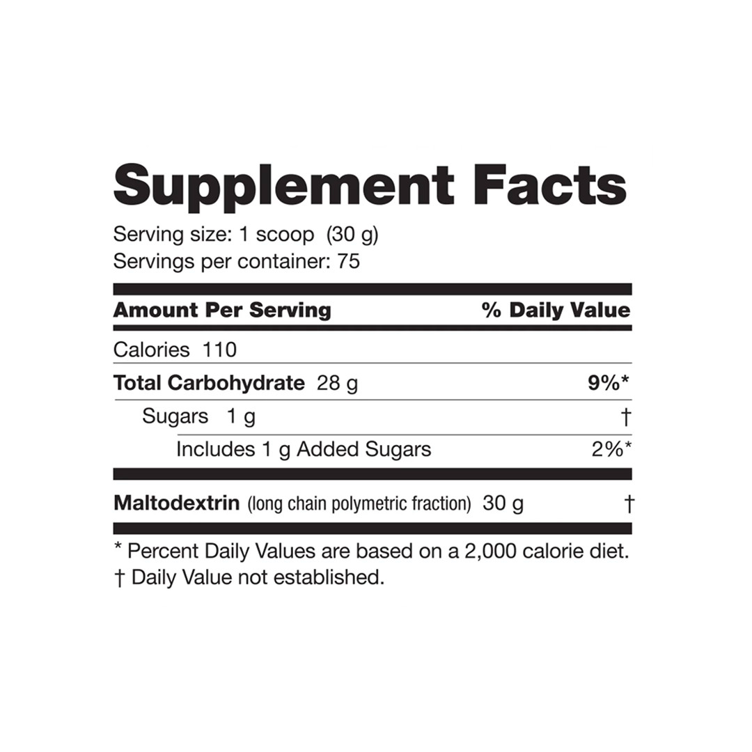 NutraBio – CARBOMAX Maltodextrin – Complex Carbohydrate, Unflavored Powder-5 Lbs