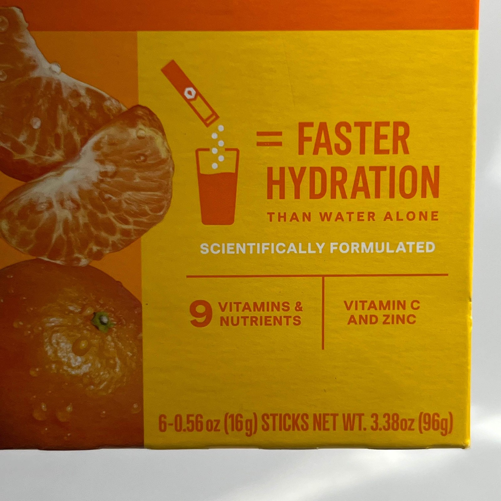LIQUID I.V (6 PACK) Hydration Multiplier + Immune Support Tangerine 0.56 oz. Ora
