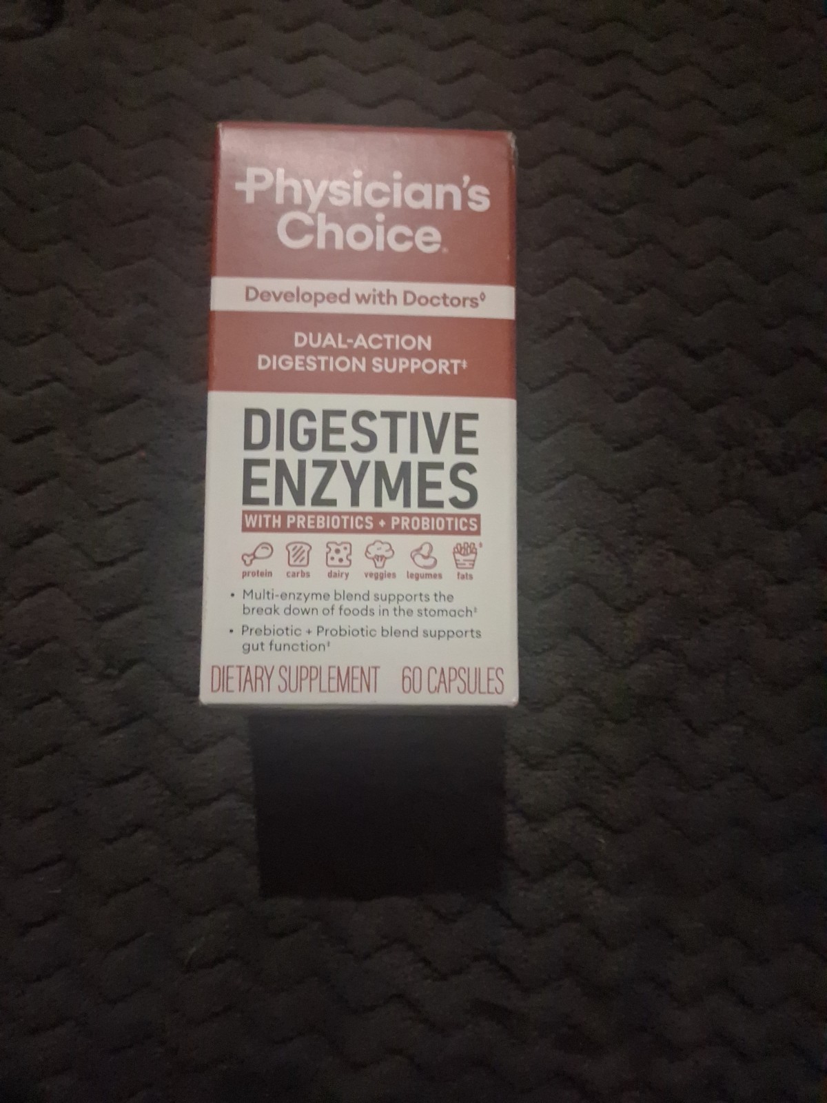 Physician’s Choice Digestive Enzyme Blend Pre + Probiotics 60 Capsules 5/2027
