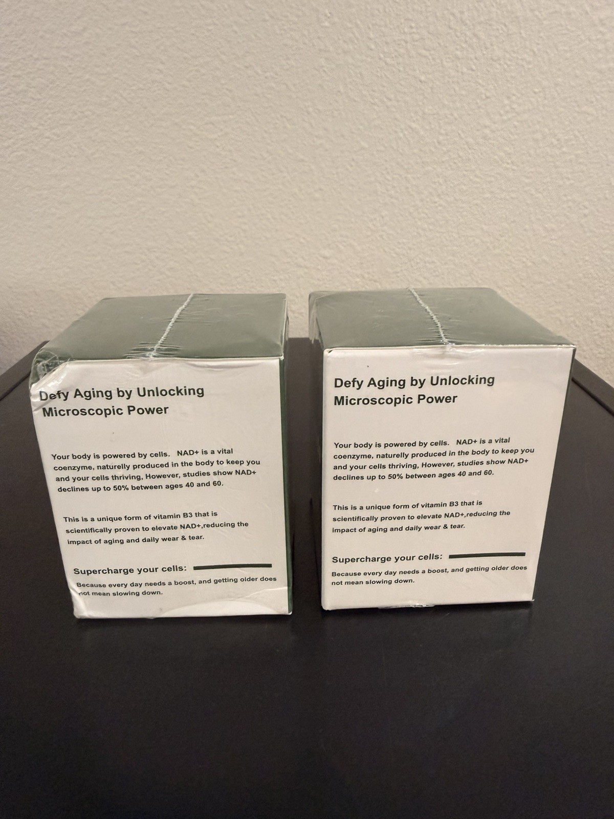 2 PACK Reus Research NAD+ Nicotinamide Riboside Resveratrol AntiAging Supplement