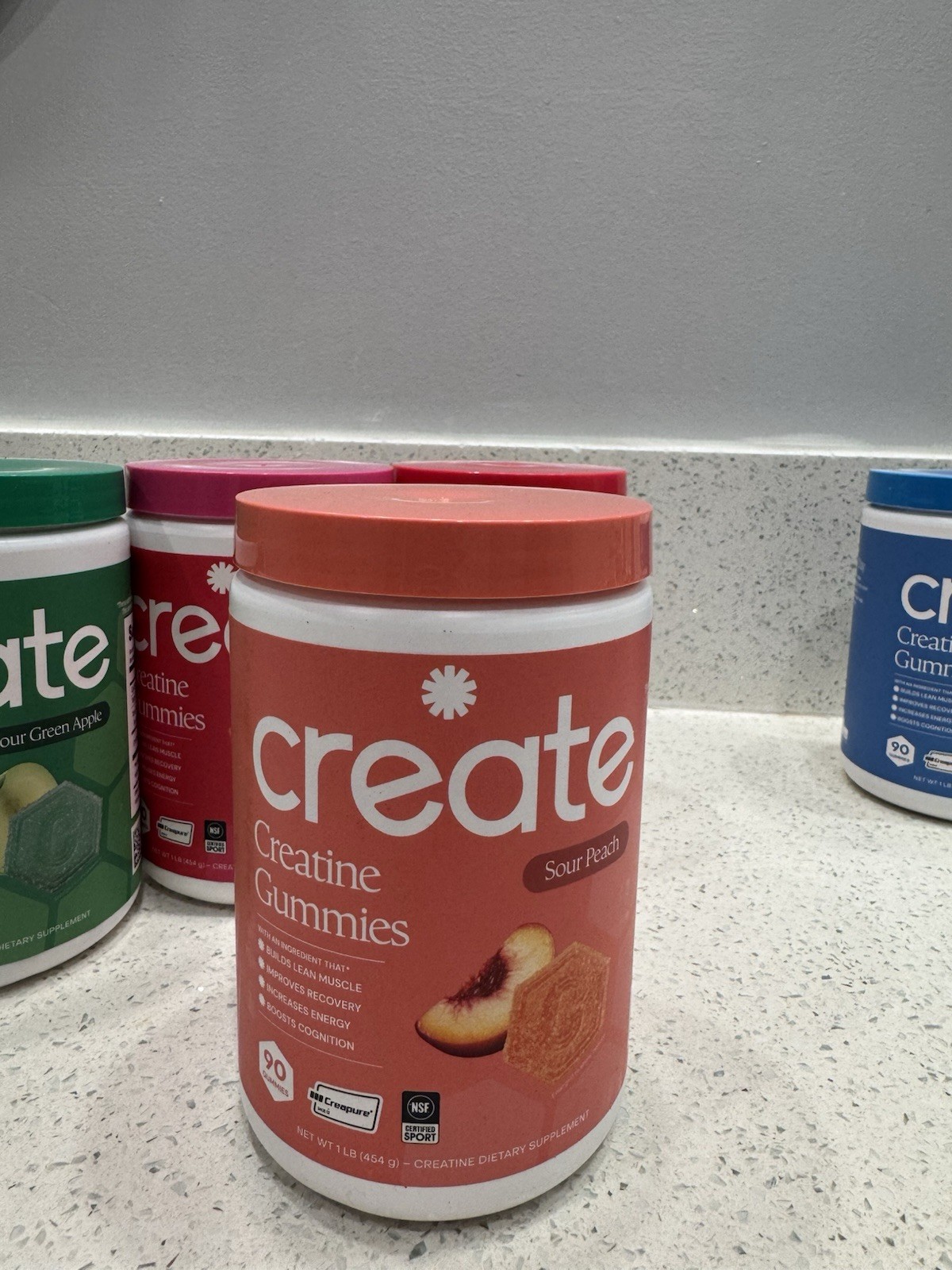 Create Creatine Monohydrate Gummies Strength, Orange 90unit *1 per order*