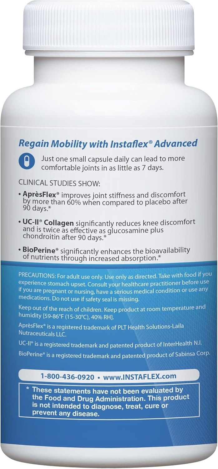 Pack of 3 Instaflex Advanced Joint Support Doctor Formulated 90 Capsules