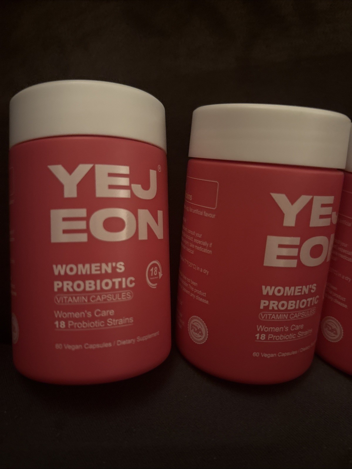 3 YEJEON Supplement Ashwagandha + Probiotic + Women’s Probiotic 60X3=180 Sealed
