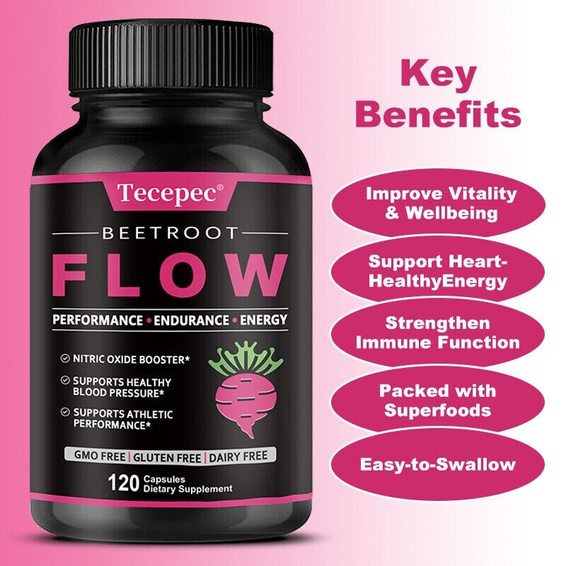 Beet Root Capsules 1300mg Beetroot Powder Extract