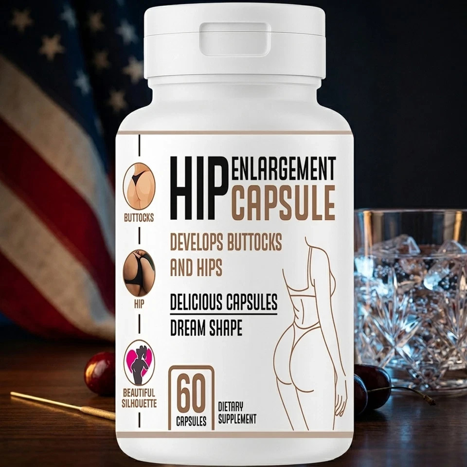 Hip Enlargement Capsule – 30 Days Supply – Herbal Extract For Feminine Growth