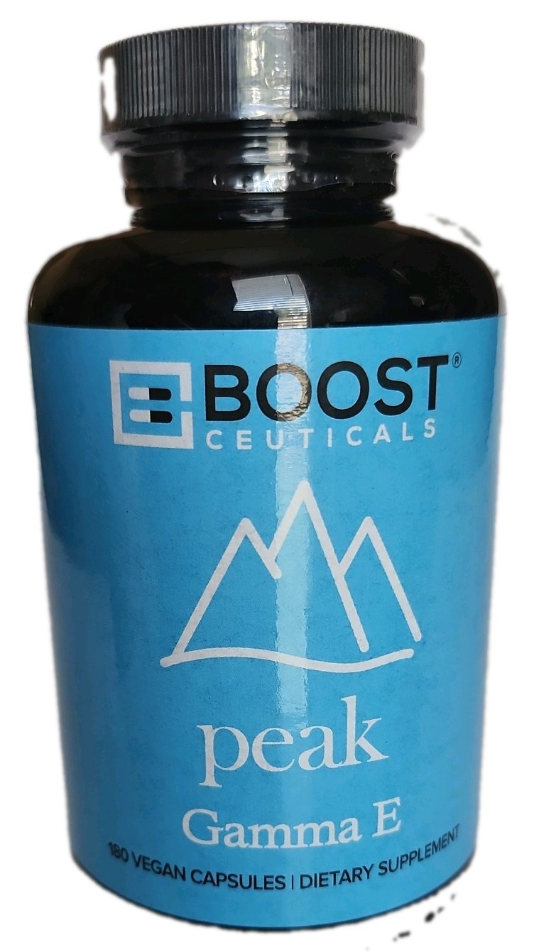 New Boost Peak High Gamma E Mixed Tocopherols 180 Softgels – Exp 06/2028