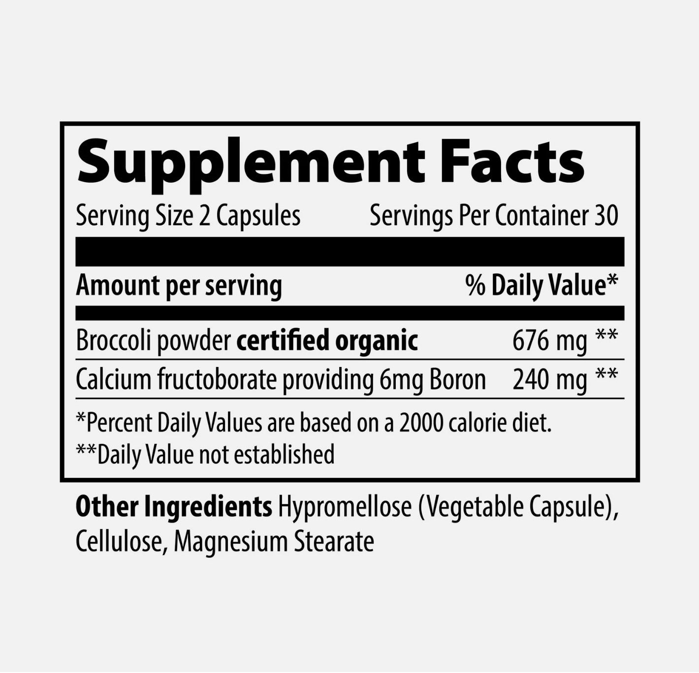 Vibrant Health Super Natural Boron 60 Vegicaps EXP 06/2027