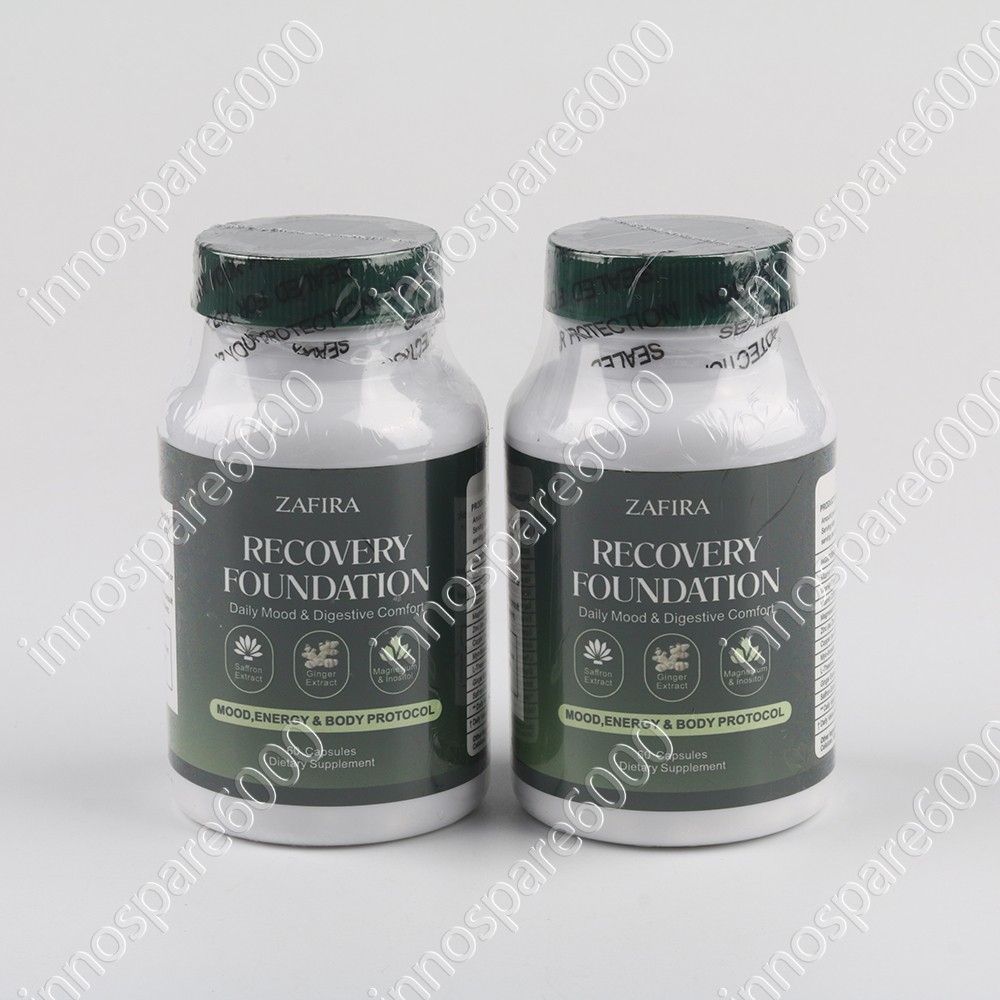 Zafira Recovery Foundation Mood & Digestive Support With Saffron Extrac（2 pack）
