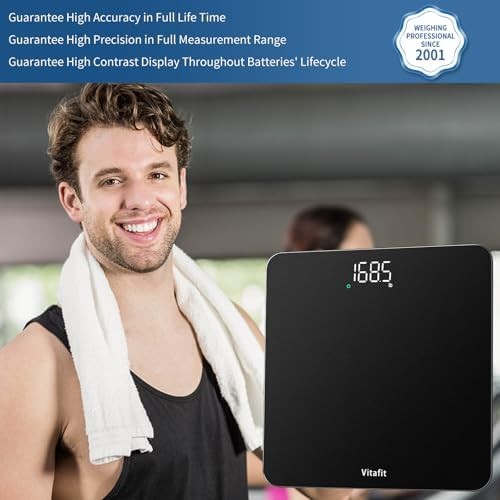 Vitafit Scale for Body Weight, Accuracy 0.1lb by Our Professional Scale Factory