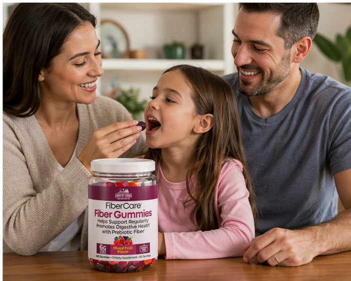 2-Pack Country Farms Fiber Care Gummies, 240 Gummies