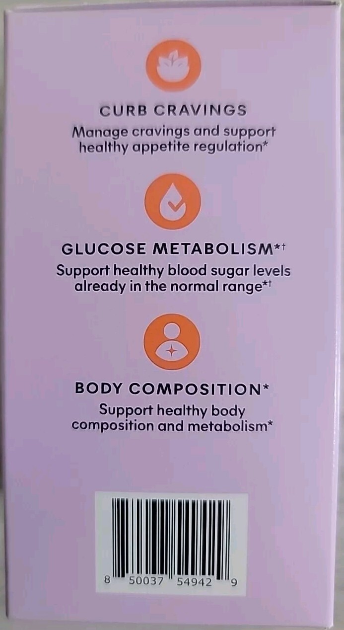 Lemme CURB Glucose And Cravings Support 60 Vegan Capsules Exp 05/2026 New Sealed