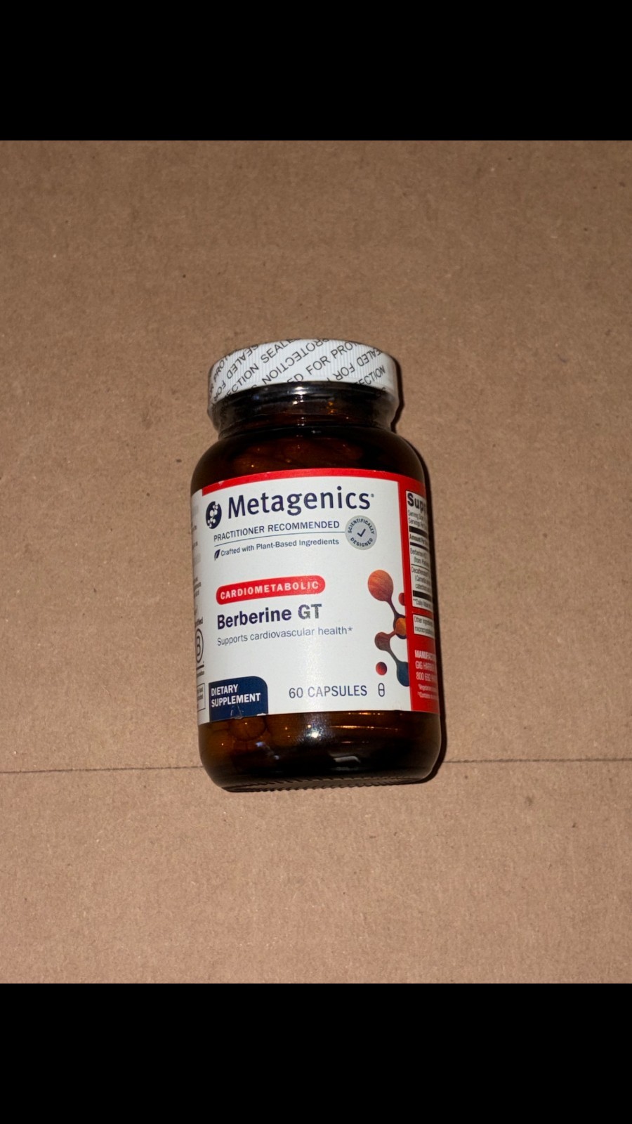 Metagenics Berberine GT 60 Capsules EXP 01/2028