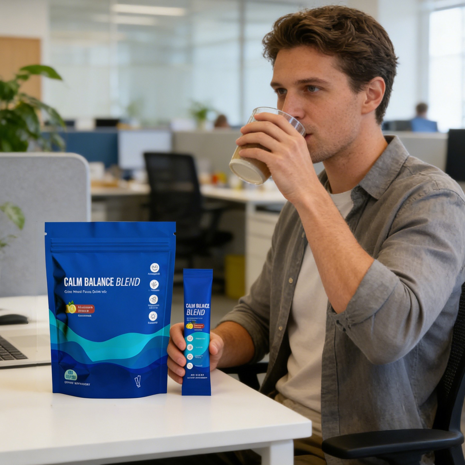 Jello Supercalm Cortisol Cocktail Powder – Natural Relax Support For Men & Women