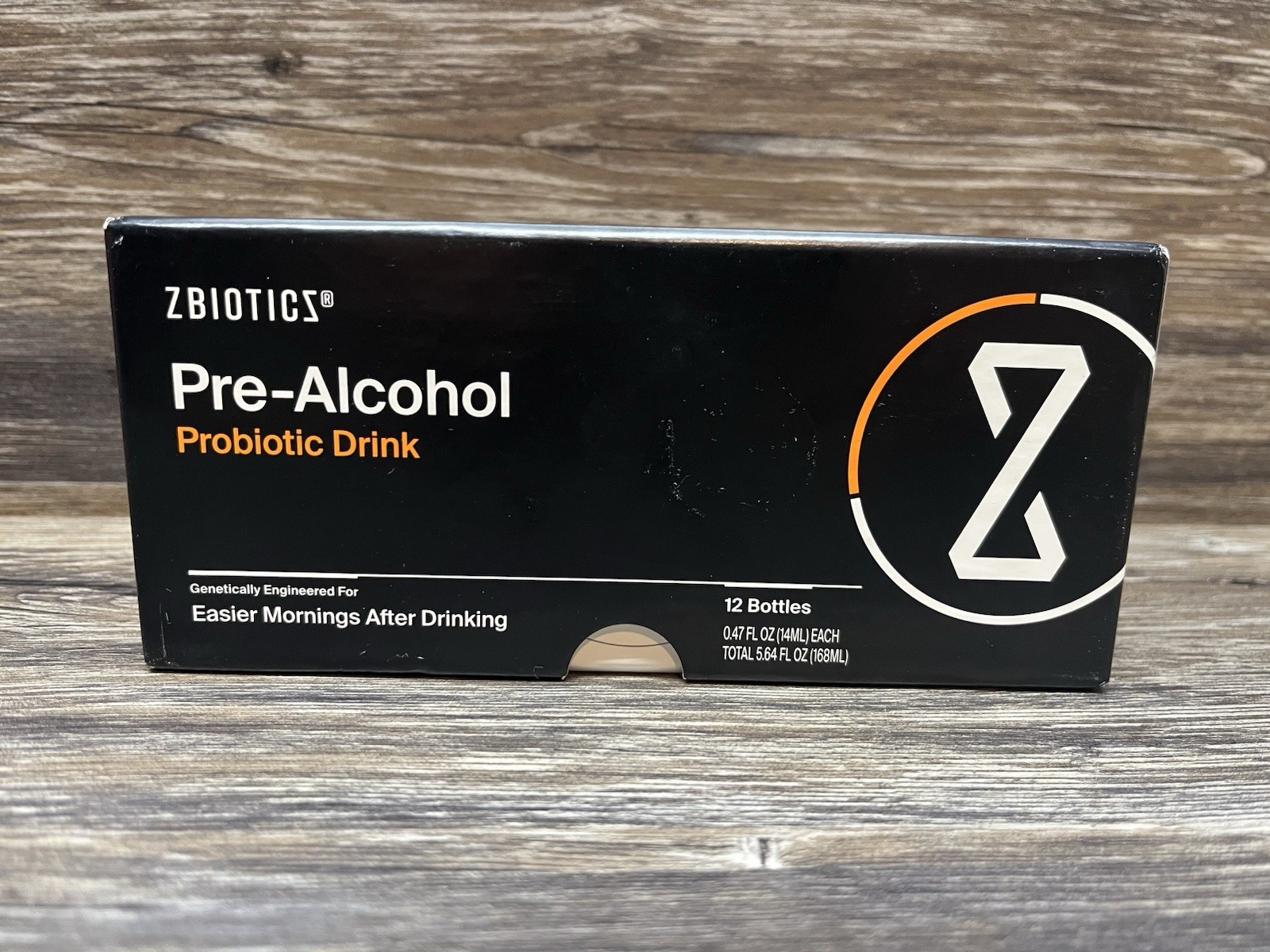 ZBiotics Pre-Alcohol Probiotic Drink, Feel Better After Drinking 12 Pack, 0.47
