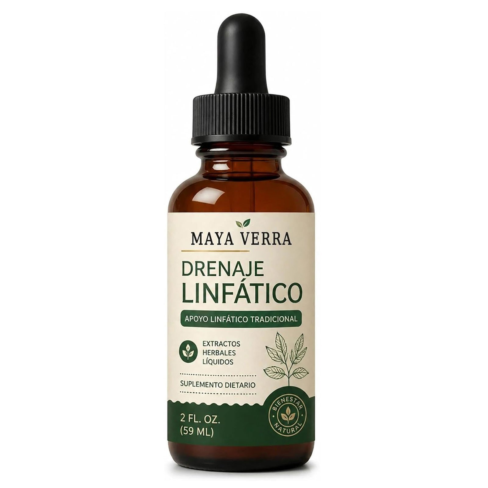 Maya Verra Lymphatic Support Herbal Drops Bloating Relief Supplement 2oz