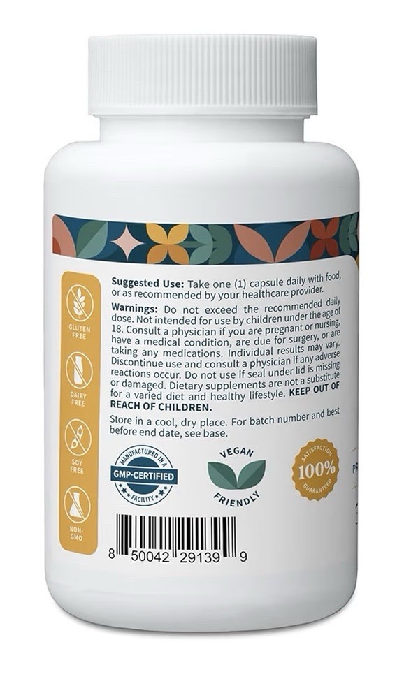 Pattern Wellness Saffron Extract Mood Energy Support Weight Management 30capsule