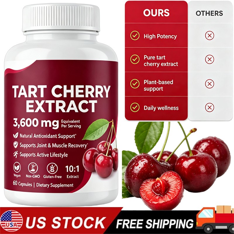 3PCS Good Grove Tart Cherry Extract Joint & Sleep Herbal Supplement
