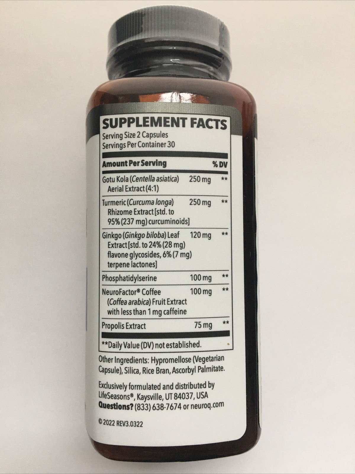 SALE NeuroQ Memory & Focus – 60 Caps – Best By 07/2027+ Brain Health SALE PRICE