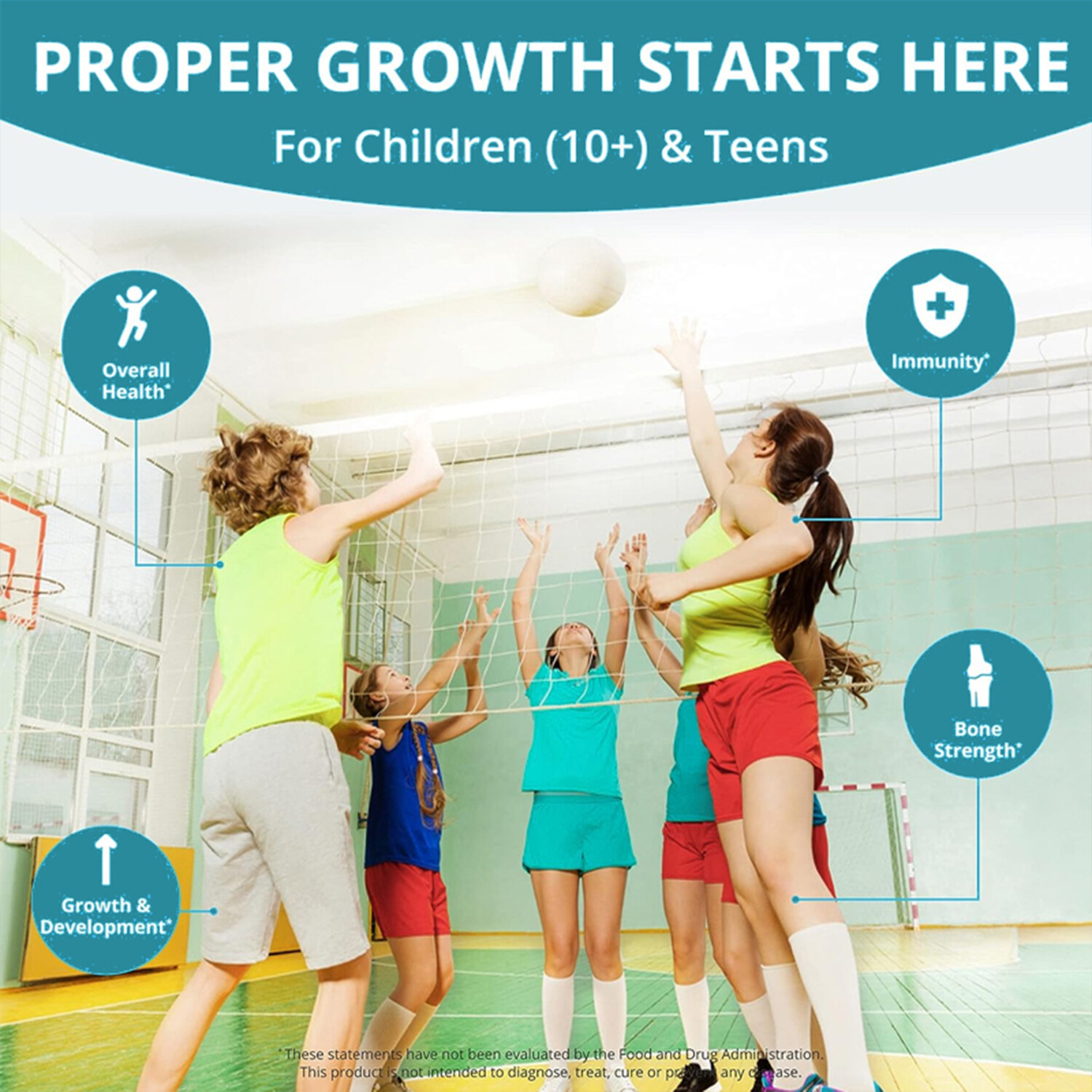 Height Growth – Calcium, Vitamin D, Increased Potent Bone Growth & Joint Health