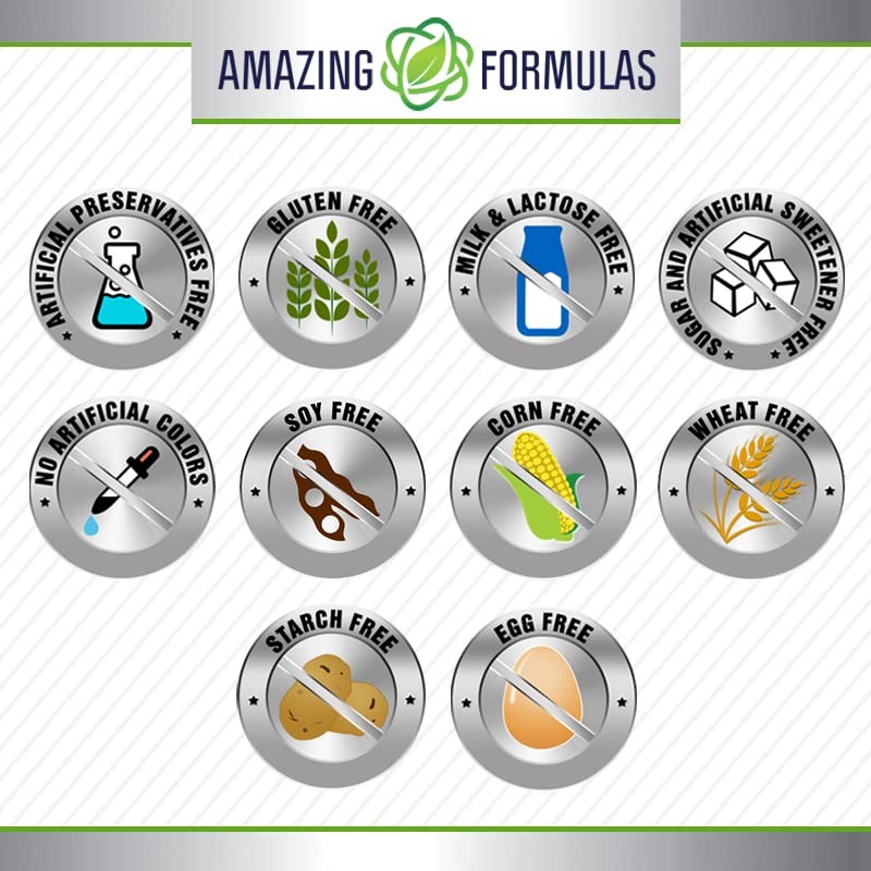 Amazing Formulas Black Seed Oil 16 oz Natural Cold Pressed Non-GMO Gluten Free