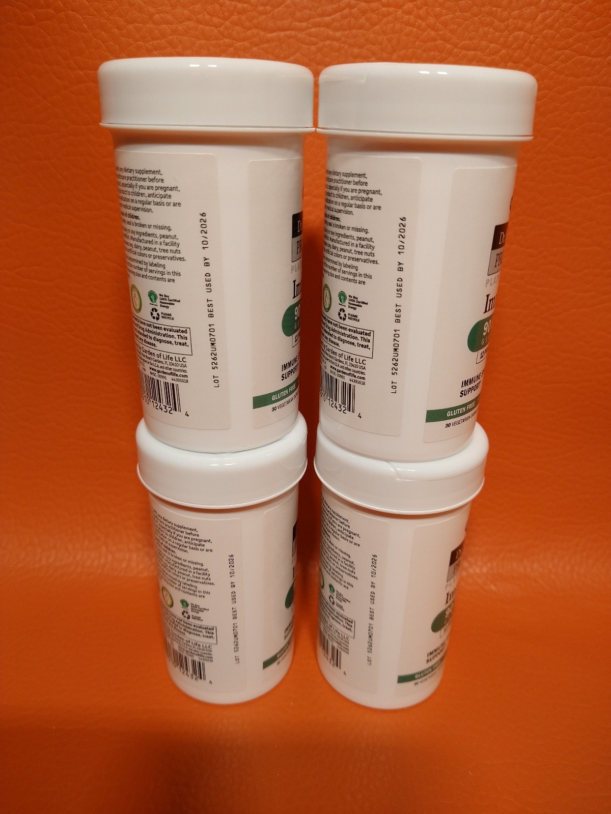 Dr Formulated 90 Billion For Probiotic 30 ct 4 Pack Date 10-2026 Garden of Life