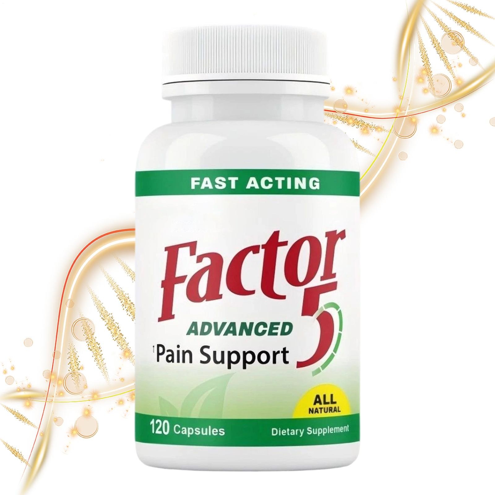 Free Med Living Factor 5 – Natural Joint & Muscle Support Complex – 120 Capsules